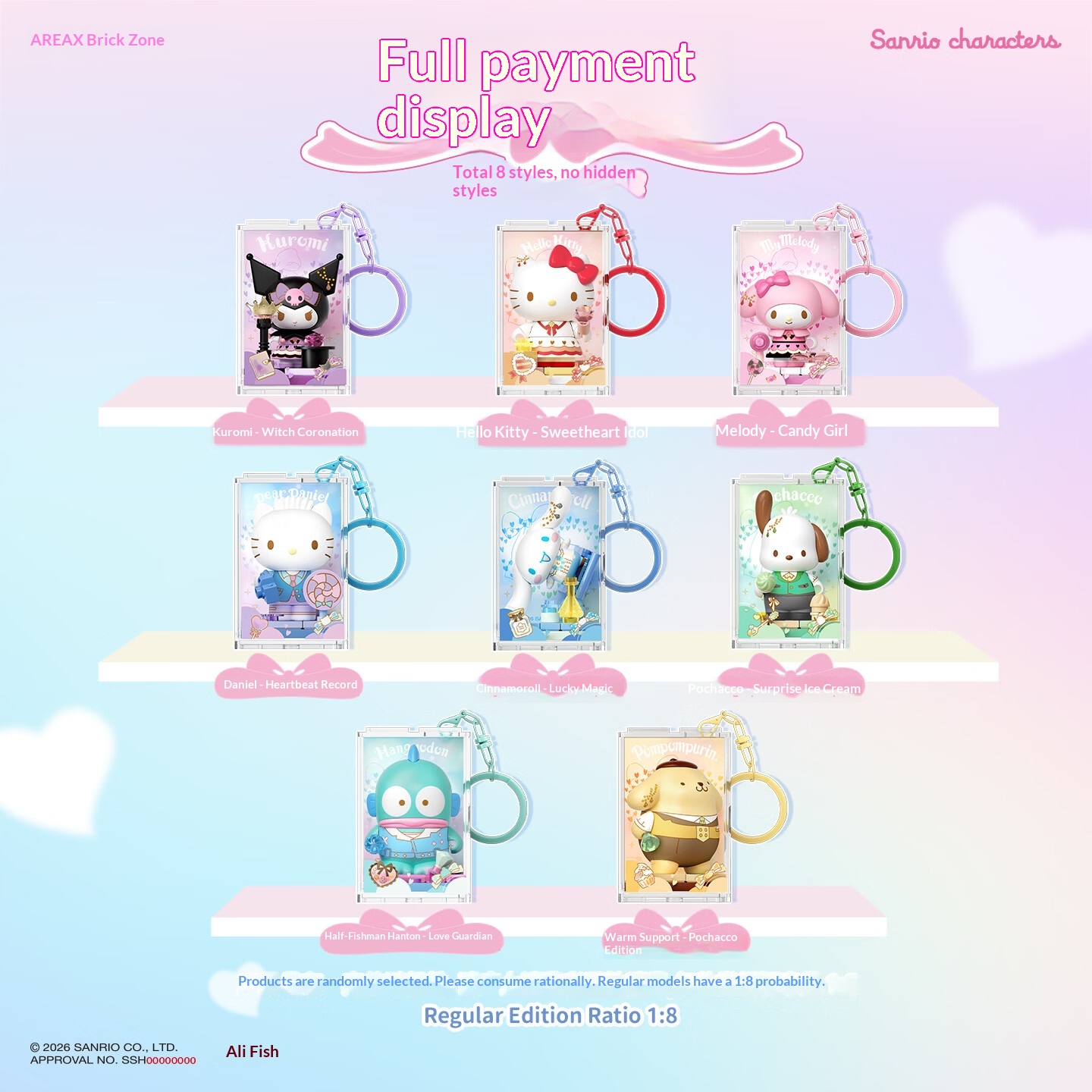 Areax Sanrio Karakterleri Yapı - Food X incelemesi ve fiyatı